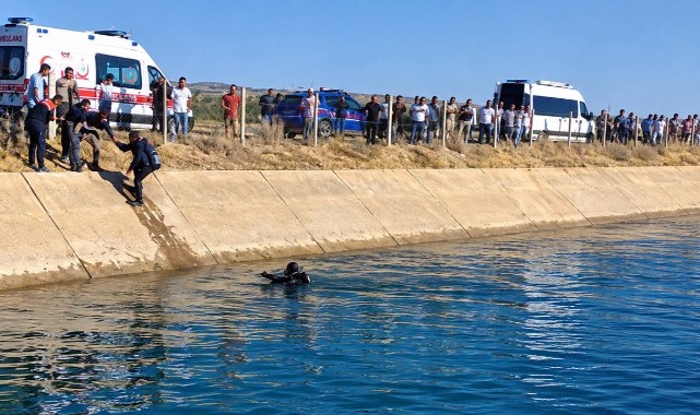 Şanlıurfa’da sulama kanalına giren çocuk akıntıya kapılarak kayboldu