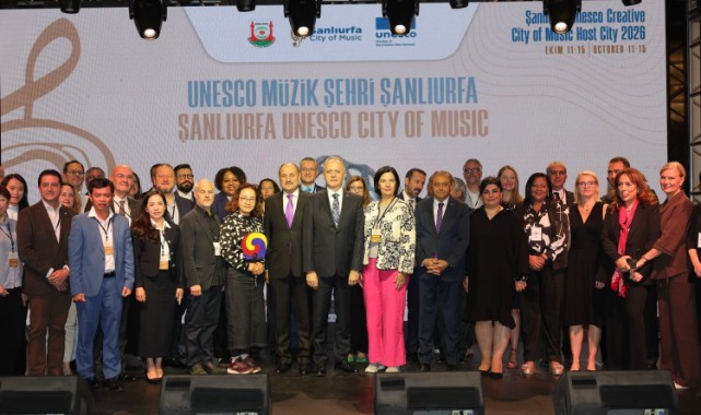 Şanlıurfa’da müzik zirvesi: UNESCO küresi Kansas City’ye devredildi