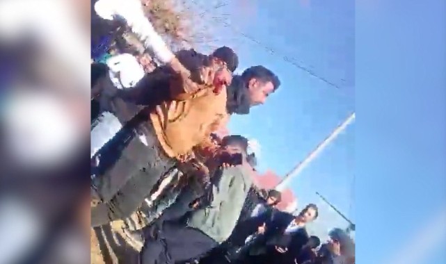 Şanlıurfa’da düğünde davulcunun yaralandığı panik kameraya yansıdı