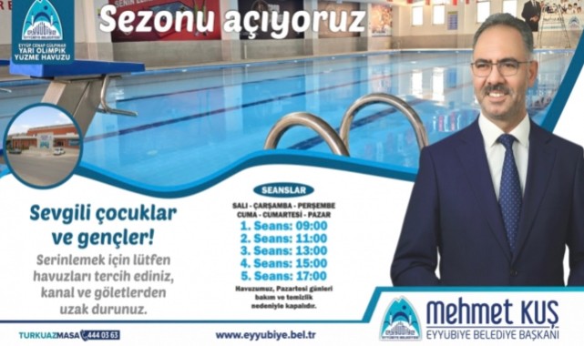 Eyyübiyeli gençler, kulaç atmaya hazırlanıyor