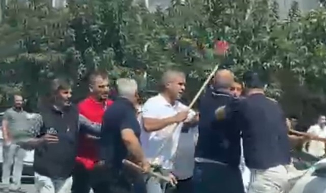 Şanlıurfa’da taşlı, sopalı kavga kamerada: 3 yaralı