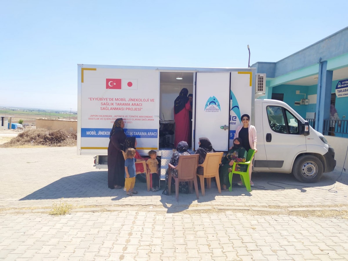 Eyyübiye’deki kadınlara mobil Jinekoloji ve sağlık taraması yapıldı