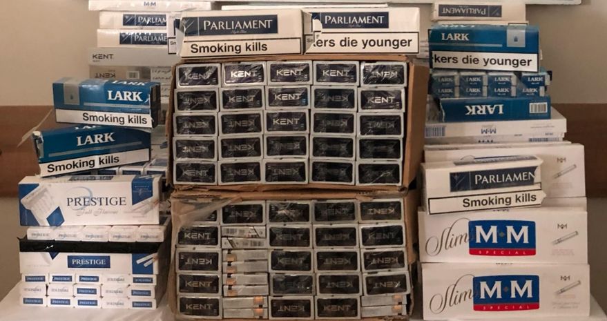 Ceylanpınar’da 823 paket gümrük kaçağı sigara ele geçirildi