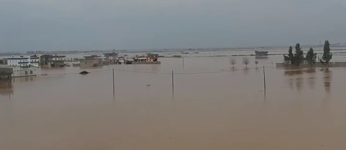 Sel felaketinin ardından bereketli Harran Ovası da sular altında;