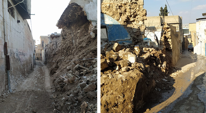 Urfa’da depremde hasar gören tarihi sokaklar onarılıyor;