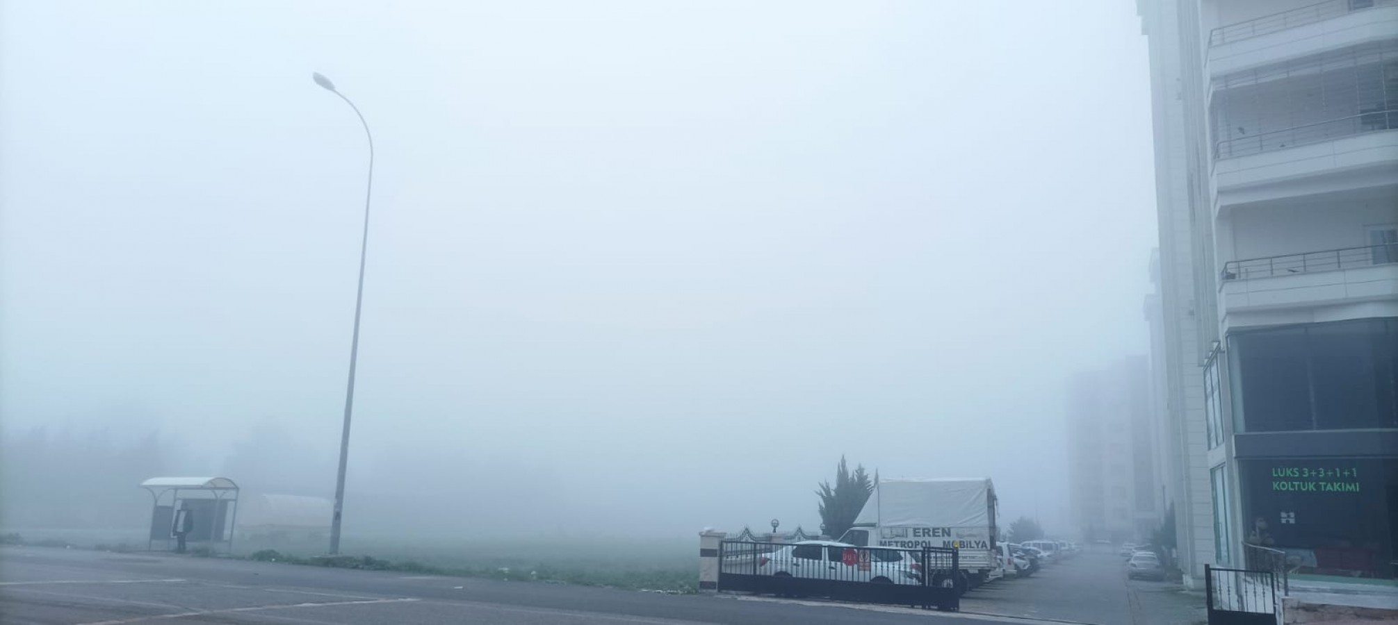 Urfa’da sabah saatlerinde sis etkili oldu