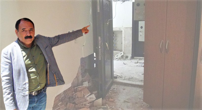 Karaköprü’de deprem sonrası boşaltılan apartmanda hırsızlık!;