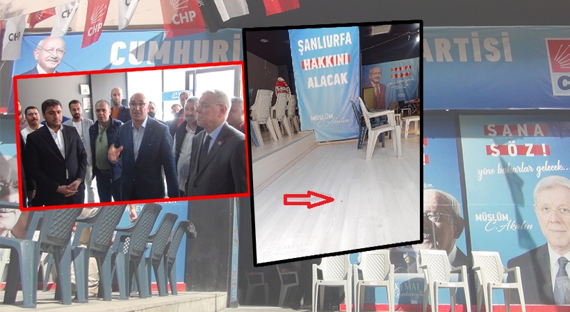 Şanlıurfa'da CHP'nin seçim ofisine mermi atıldığı iddia edildi!;