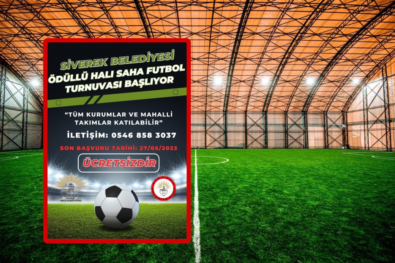 Siverek'te ödüllü futbol turnuvası düzenlenecek;