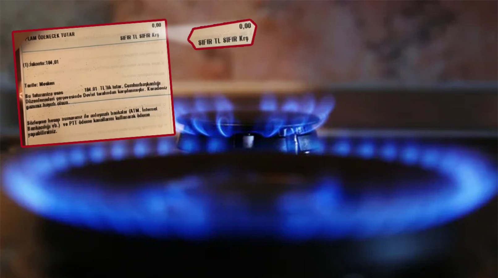 Urfa’da doğal gaz faturaları “0” TL gelmeye başladı;