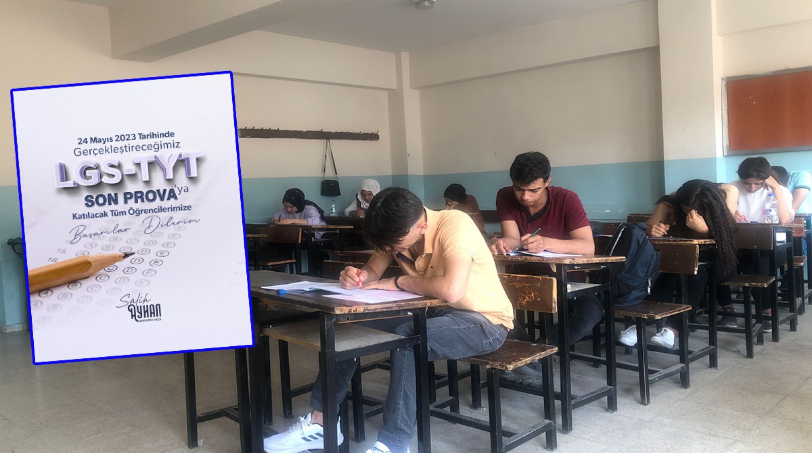 Urfa’da lise son sınıf öğrencilerine yönelik son deneme