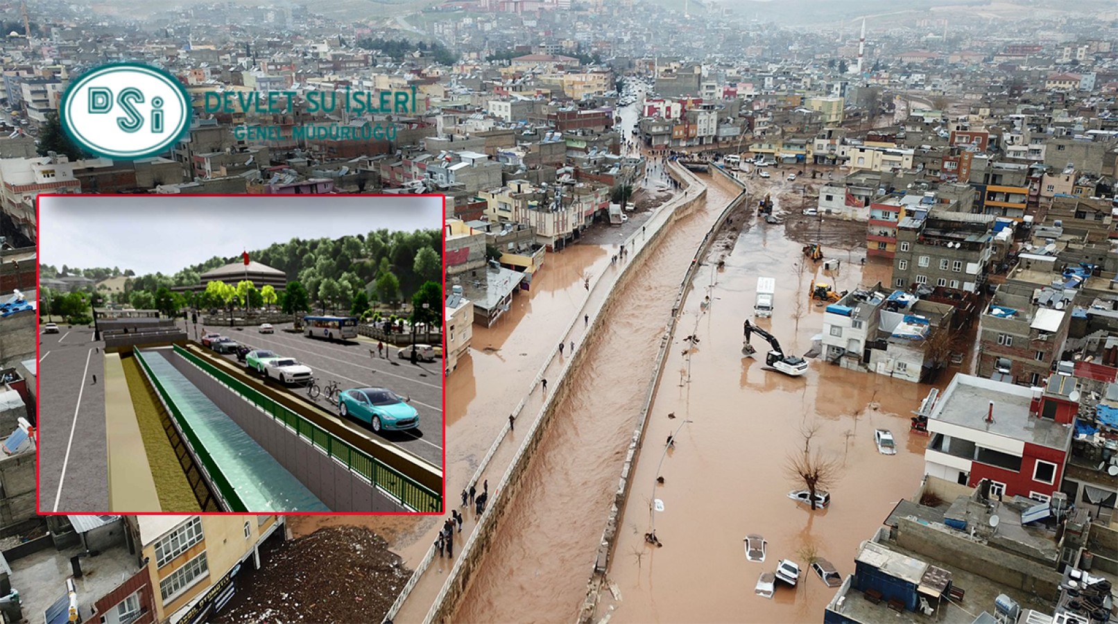 Urfa’da sel sonrası dere yataklarına neşter vuruluyor!