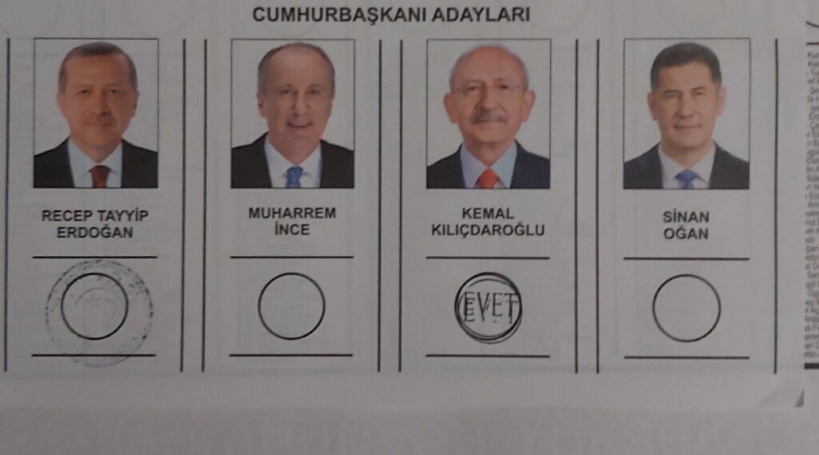 YSK'dan Erdoğan mühürlü oy pusulalarına ilişkin açıklama;