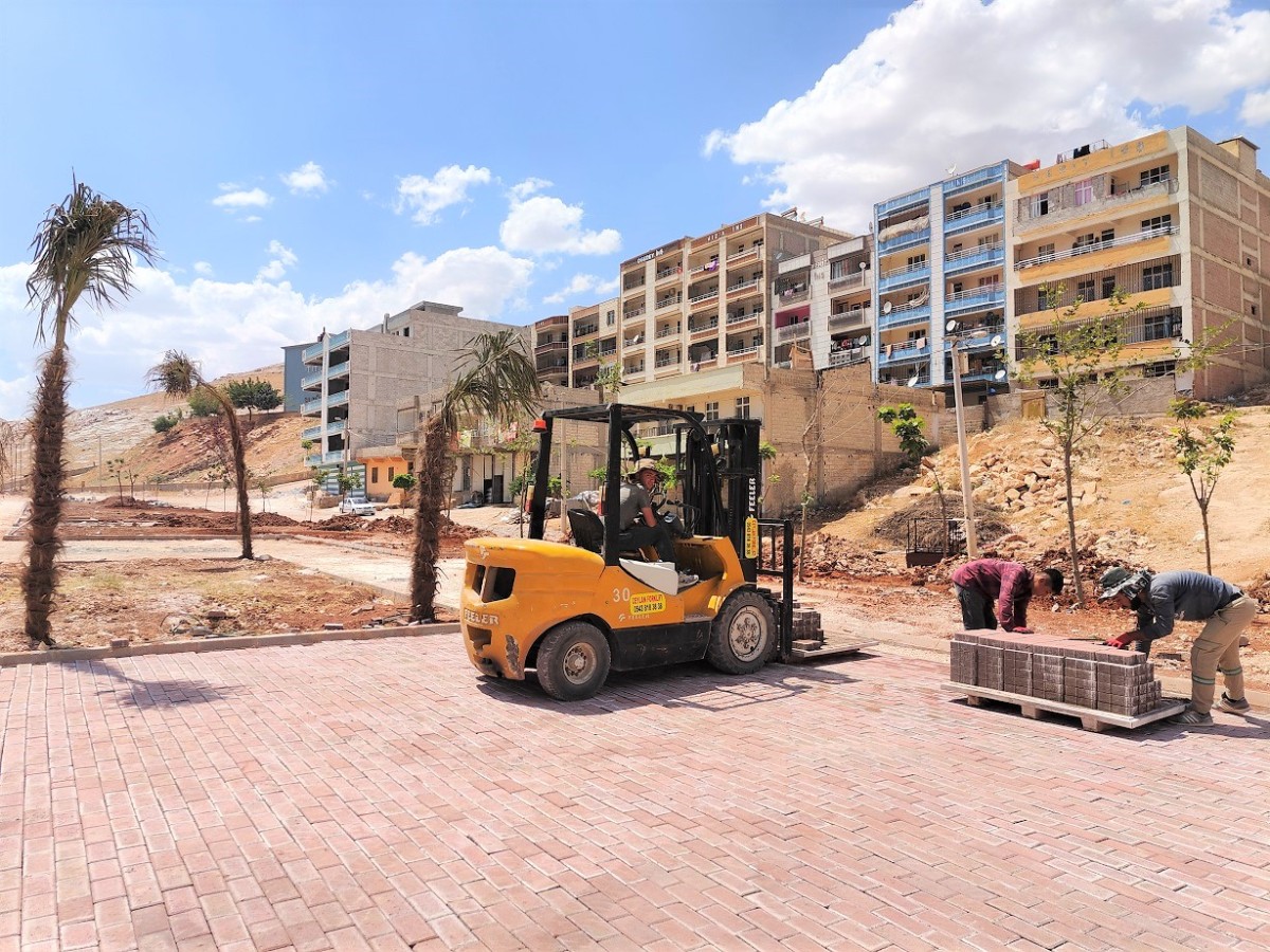 Kito Deresi'ndeki park çalışmaları yeniden başladı