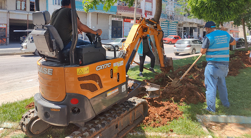 Eyyübiye’de çalışmalar bayramda da devam etti