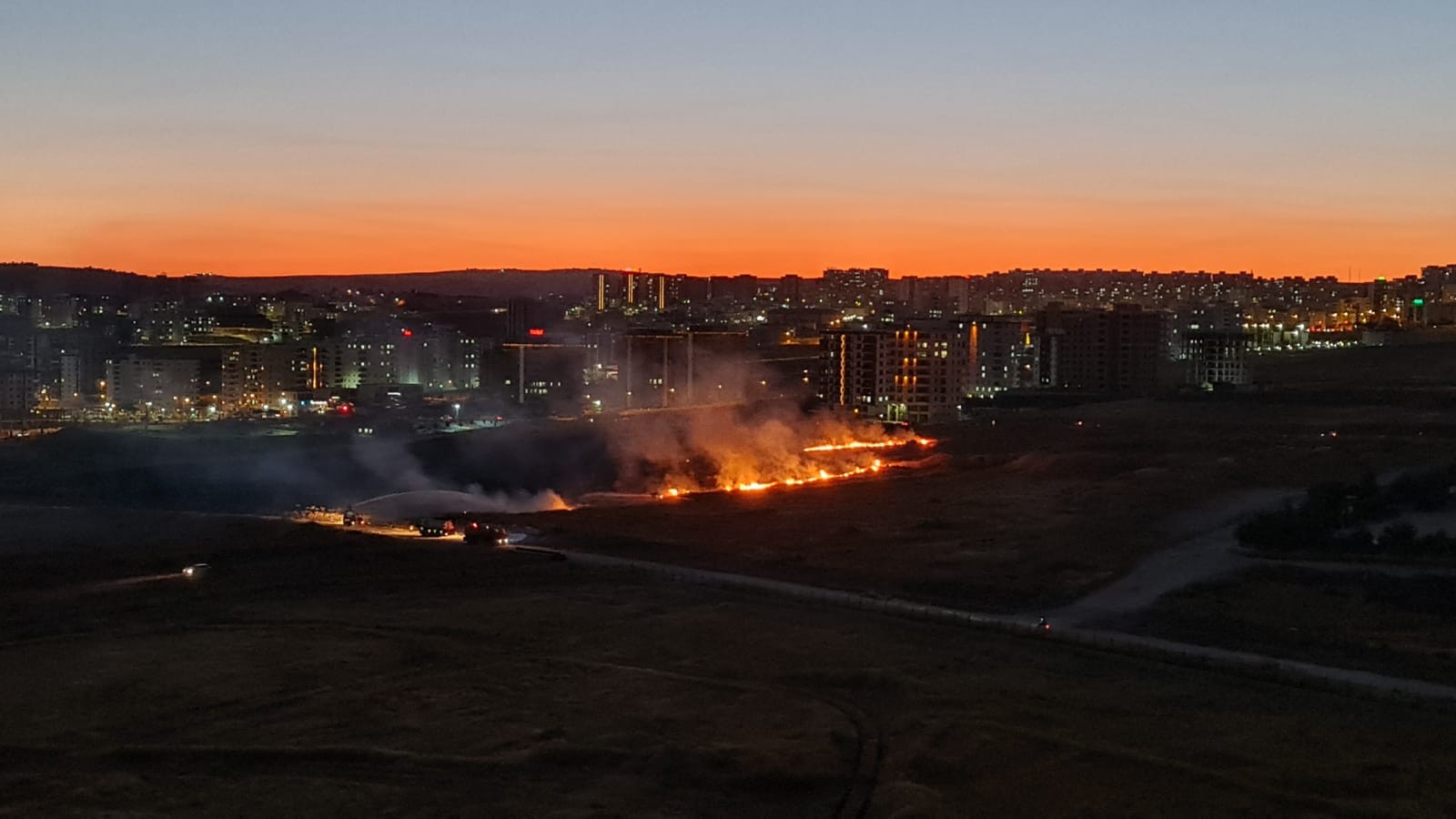 Şanlıurfa Çocuk Trafik Eğitim Parkı'nda yangın!;