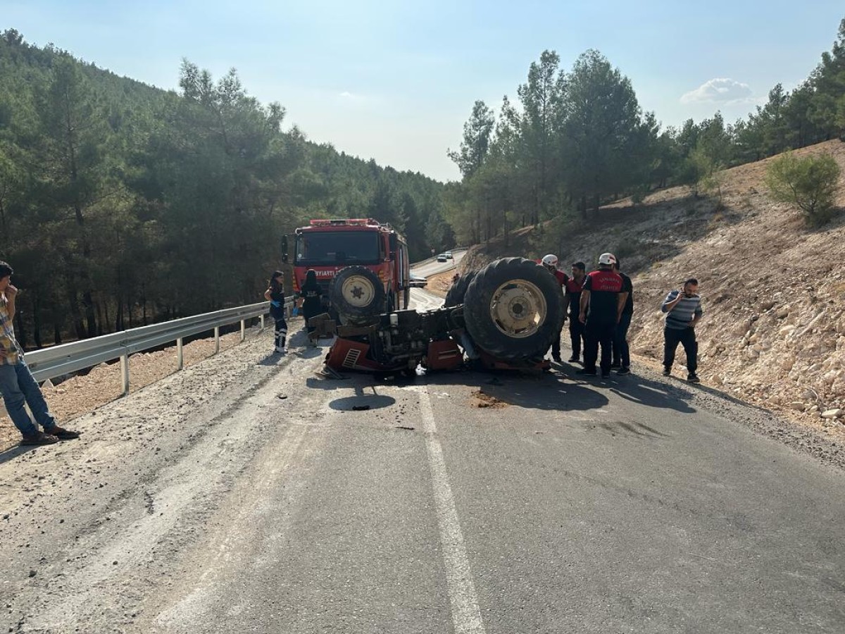 Karaköprü'de traktör kazası! 1 ölü