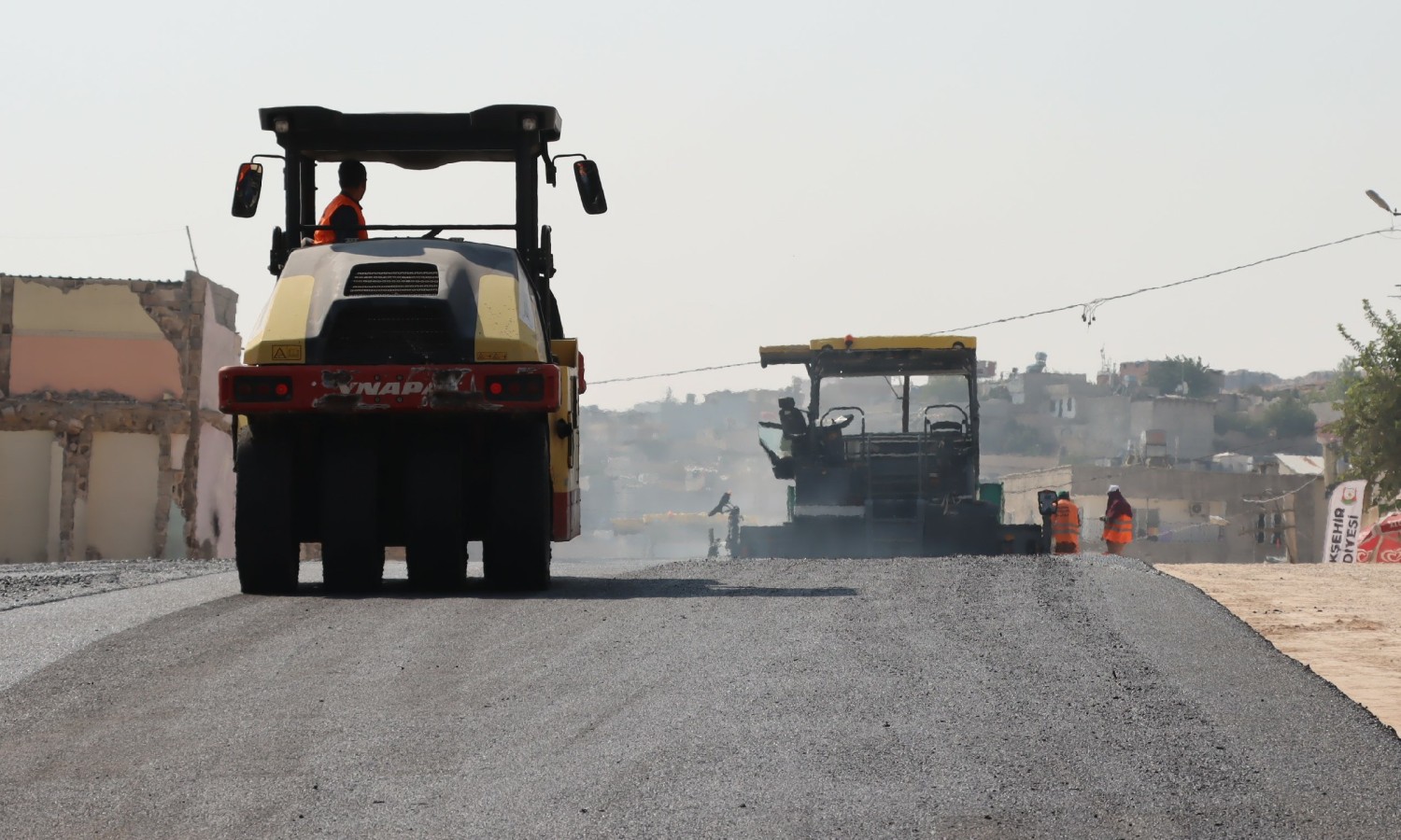 ‘Kültür ve Turizm Yolu’nda asfalt çalışması başladı