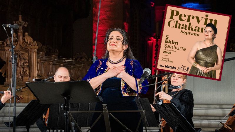 Opera sanatçısı Pervin Çakar Şanlıurfa'da ilk konserini verdi