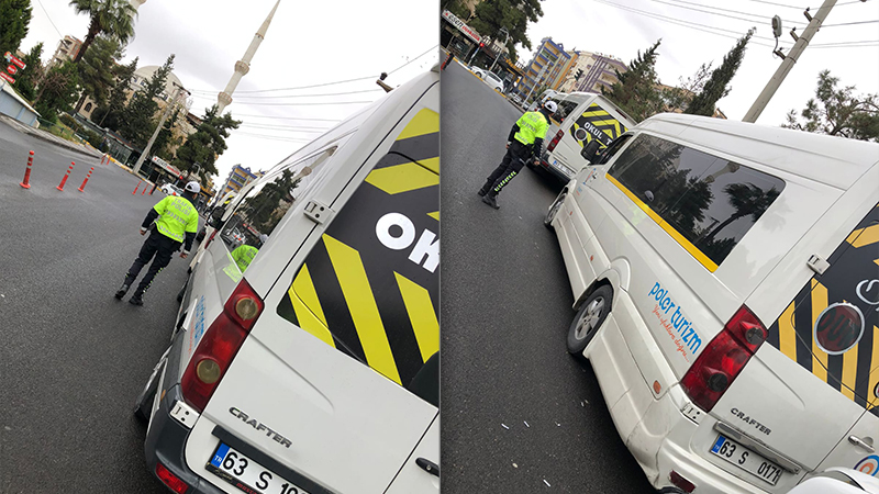 Şanlıurfa'da okul servislerine yönelik denetimler sürüyor