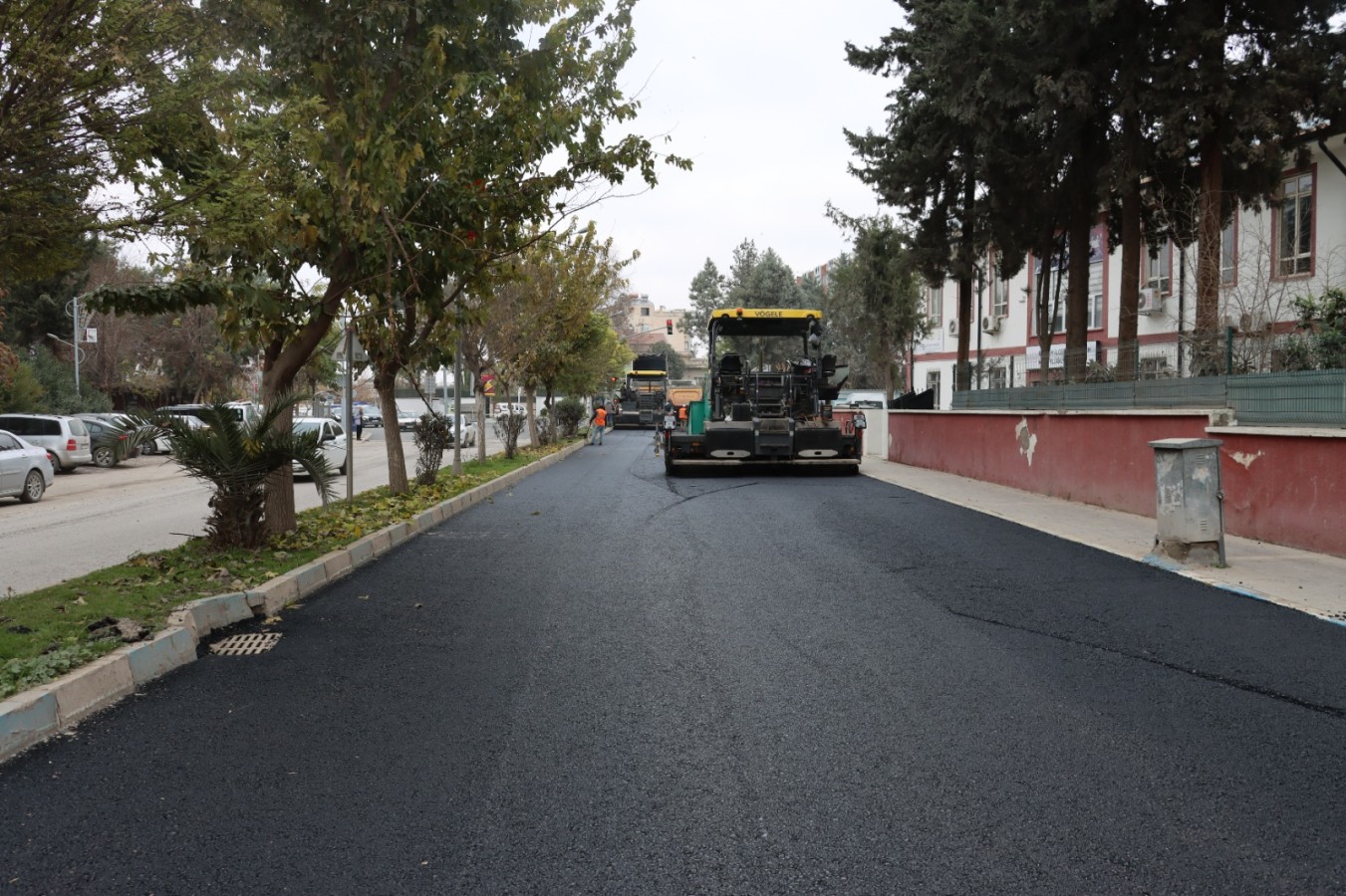 Birecik’te yol çalışmaları yapılıyor