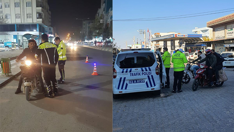 Şanlıurfa’da 114 motosiklet trafikten men edildi