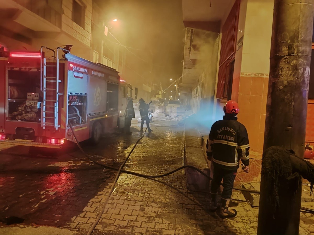 Urfa'da sabah saatlerinde fırında yangın!