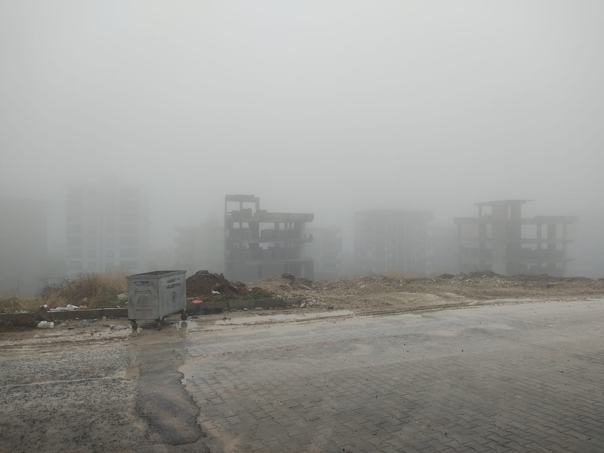 Urfa'da sis etkili oluyor