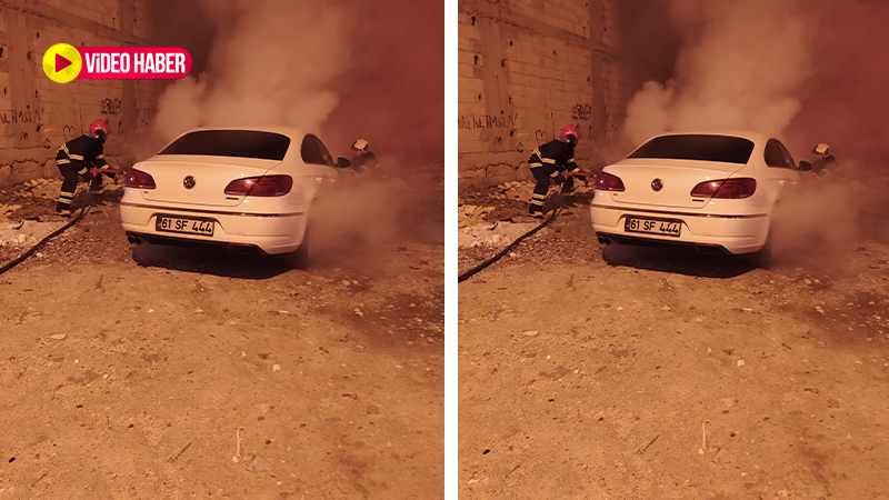 Şanlıurfa’da otomobil yangını!;