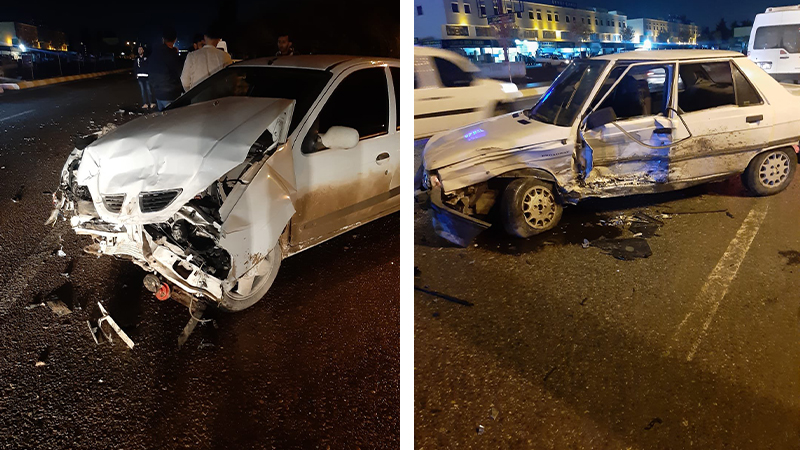 Eyyübiye’de kaza: 2 sürücü ağır yaralandı!;