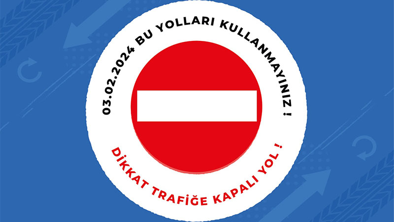 Yeniden Refah Partisi mitingi nedeniyle Çanakkale Şehitleri Caddesi trafiğe kapalı!;