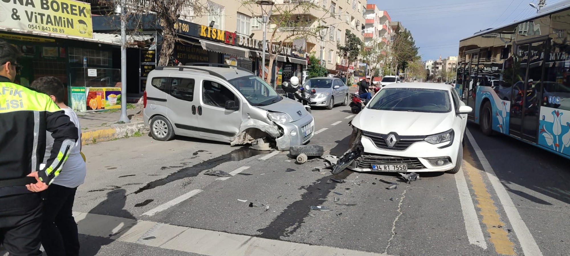 Haliliye’de meydana gelen kazada 1 kişi yaralandı