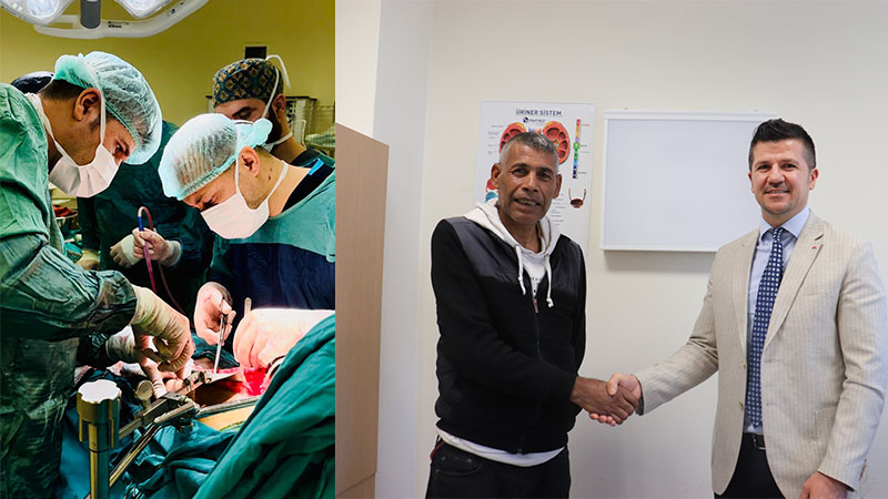Harran Üniversitesi Hastanesinde tıp literatürüne girebilecek ameliyat: Karnından 5 kiloluk böbrek tümörü çıkarıldı;