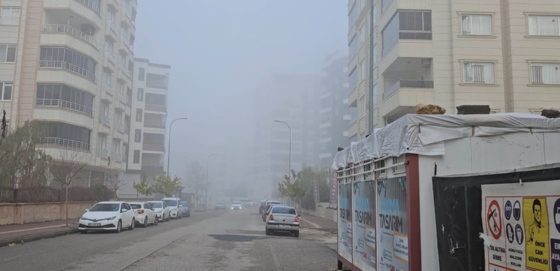 Şanlıurfa’da sabah saatlerinde yoğun sis!