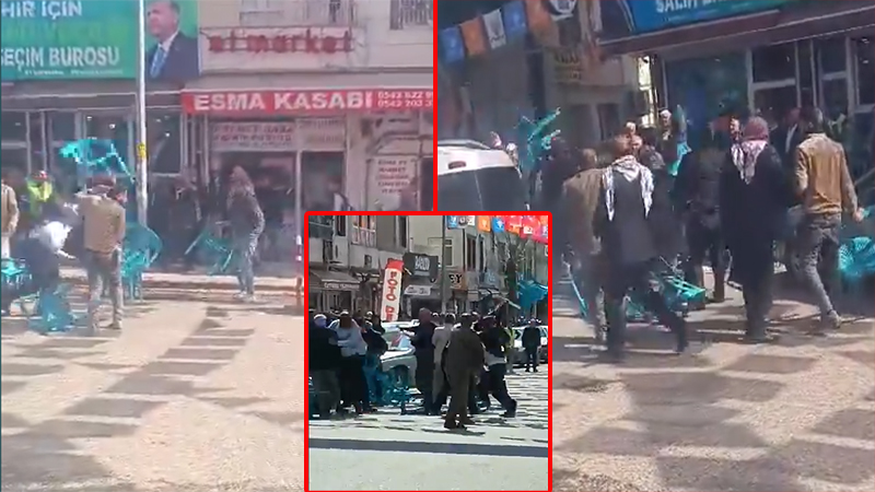 Viranşehir’de AK Parti’nin seçim ofisinde kavga