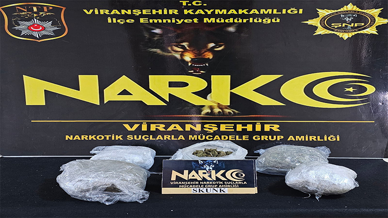 Viranşehir’de narkotik operasyonu!