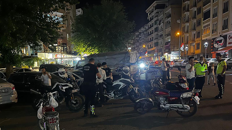 Şanlıurfa’da 17 motosiklete cezai işlem uygulandı;