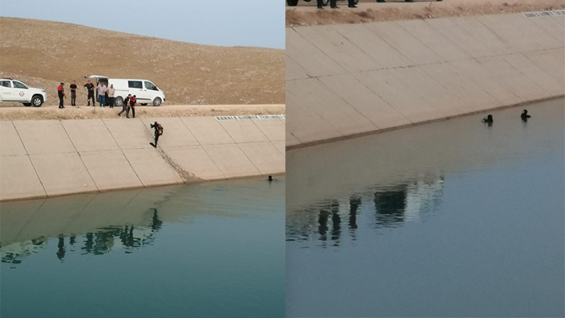 Kanalda kaybolan şahsı arama çalışmaları devam ediyor