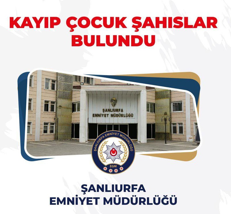 Şanlıurfa’da kayıp 4 çocuk bulundu;