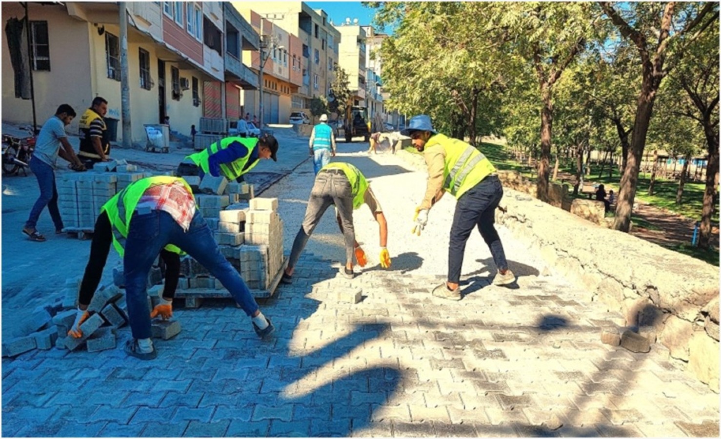 Eyyübiye yolları için kalıcı çözümler uygulanıyor