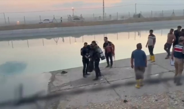 Şanlıurfa’da sulama kanalına giren Raşit boğuldu, 4 arkadaşı kurtuldu