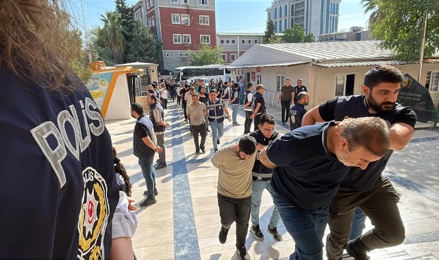 Şanlıurfa merkezli yasa dışı bahis operasyonunda 27 şüpheli tutuklandı