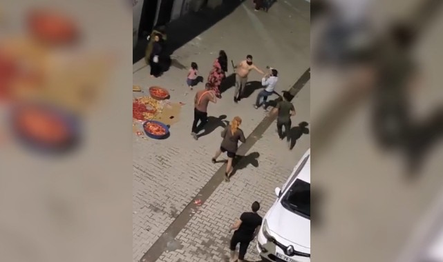 Şanlıurfa’da Suriyelilerin kavgası kamerada: 2 yaralı