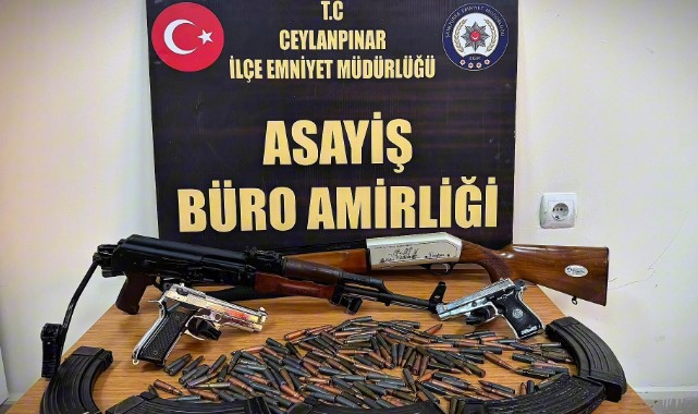 Şanlıurfa'da silah operasyonu: 57 silah ele geçirildi, 16 gözaltı