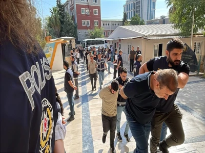 Şanlıurfa merkezli yasa dışı bahis operasyonunda 27 şüpheli tutuklandı